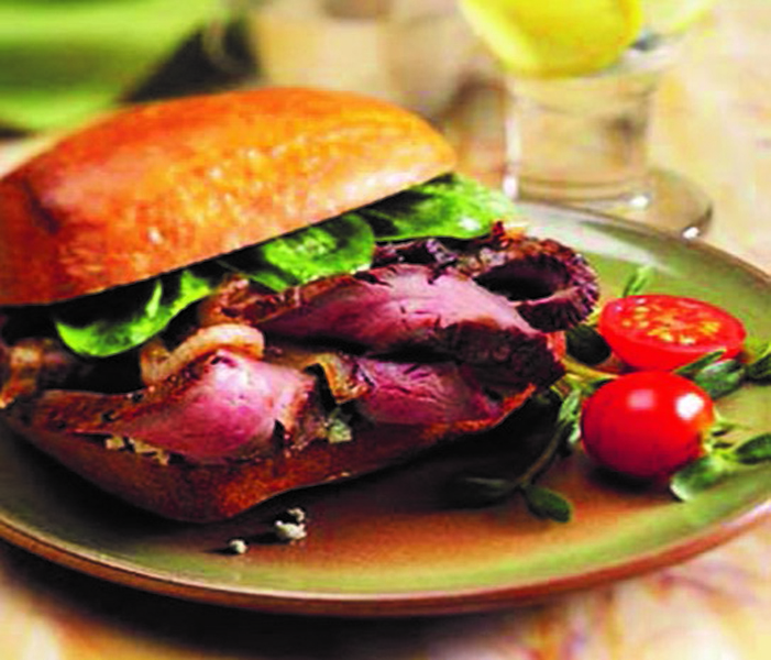 Steak Sandwiches with Bordeaux Cherry Balsamic Glaze - The Olive Oil Market