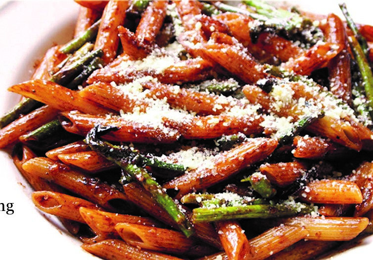 Penne with Roasted Asparagus - The Olive Oil Market
