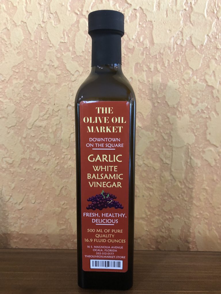 Garlic White Balsamic Vinegar The Olive Oil Market